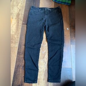 Black skinny jeans size 11